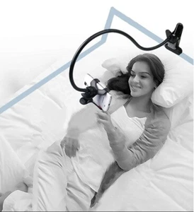 2 Flexible 360 Mobile Cell Phone Holder Lazy Bed Desktop Bracket Mount Stand - Picture 1 of 8
