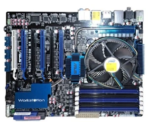 Placa madre ASUS P6T6 WS REVOLUTION + Intel i7-920 + disipador térmico y ventilador - Imagen 1 de 2
