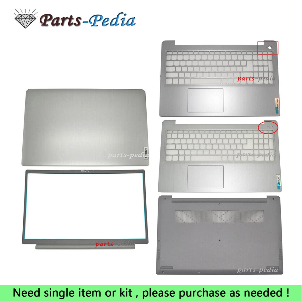 New For Lenovo ideapad 3-15ITL6 Lcd Back Cover/Front Bezel/Palmrest/Bottom Case - Image 1 of 1