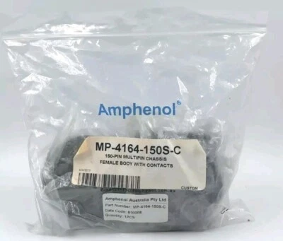 Chasis multipin Amphenol Audio MP-4164-150S-C 150 pines hembra con contactos y tapa Foto 1 de 4