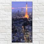 Photo Art Print On Tempered Glass 50X100 Tokyo Tower Japan Skyline City Landscap