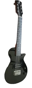 J Reynolds Mini Electric Guitar Prelude Starter - Jet Black - Picture 1 of 7