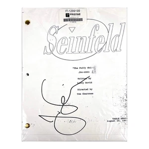 Seinfeld "The Puffy Shirt" Jerry Seinfeld Signed Autographed Full Script JSA - Picture 1 of 3