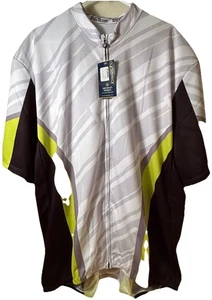 NUEVO CON ETIQUETAS Jersey de Ciclismo 5XL Hombre Grande Calce Suelto Talla Extendida Camiseta de Bicicleta Brando EE. UU. - Imagen 1 de 12