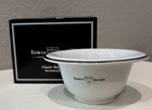 Cuenco de afeitar de porcelana marfil Edwin Jagger NUEVO - Imagen 1 de 3