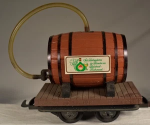 G Scale LGB 4047 Wine Barrel Flat Car - Picture 1 of 5