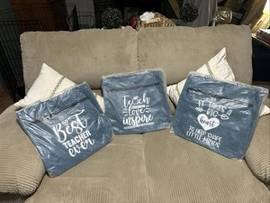 3er Pack Canvas Beutel tolles Geschenk für Lehrer - Bild 1 von 1