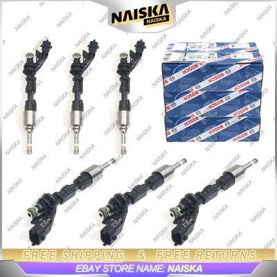 6* топливных форсунок совместимых с 0261500296 Jaguar F-Type xf XJ Land Rover LR4 3,0 л - Изображение 1 из 4