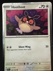 Hoothoot - 126 (Cosmos Holo) 126/162 Sv: Tarjetas Promocionales Escarlata y Violeta Holo - Imagen 1 de 2