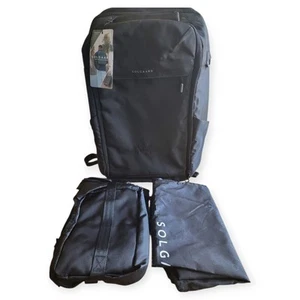 NUEVA Mochila Solgaard Venture 3.0 Grande Negra con Sistema de Armario de Viaje y Bolsa para el Polvo - Imagen 1 de 19