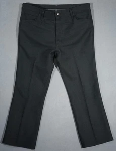 WD03420 *WRANGLER* 82BK STRAIGHT LEG FIT MENS JEANS 40X29 (msr 40"x29.5") BLACK - Picture 1 of 6