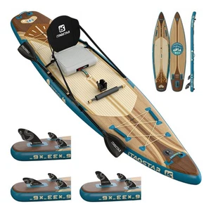 W02B 33" Inflatable Paddle Board with Seat, More Fun Inflatable Paddle Board ... - Picture 1 of 6