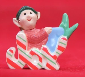 Hallmark 1989 Joy Elf Merry Miniature Christmas QFM1605 Mini - Picture 1 of 3