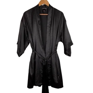 Bata Kimono Corta Satén Victoria's Secret Mujer S/M Ligera Salón Cinturón Sedoso - Imagen 1 de 10