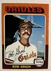 1975 Topps Mini Card #225 Bob Grich - Orioles Nice Card