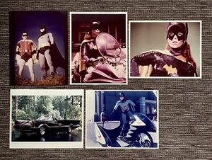 RARE VINTAGE 5-LOT Adam West Burt Ward Yvonne Craig 8x10 Glossy Photo Picture - Picture 1 of 1