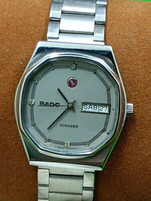 Reloj RADO VOYAGER Vintage Automático 17 Joyas Indicador Día/Fecha Foto 1 de 4