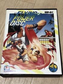 FLYING POWER DISC SNK NEO GEO AES  USED