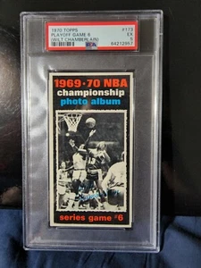 Wilt Chamberlain 1969 playoff finals Topps Card!! Los Angeles Lakers Rare! Psa 5 - Picture 1 of 10
