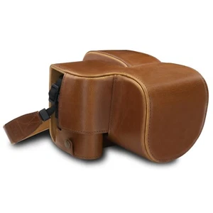MegaGear Leica V-Lux 5, Panasonic Lumix DC-FZ1000 II Leather Camera Case - Picture 1 of 20
