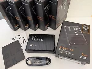 WD Black 5TB P10 Game Drive Portable External Hard Drive for PS5/PS4/Xbox - Photo 1/6