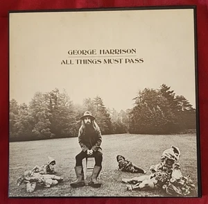 George Harrison All Things Must Pass Vinyl LP Album Boxset Poster Apple STCH 639 - Picture 1 of 24
