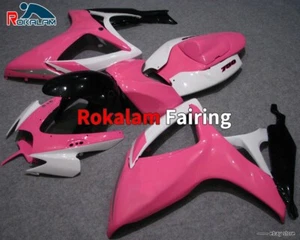 For Suzuki GSX-R600 K6 2006 2007 GSX-R750 GSX-R 06 07 Pink ABS Motorbike Fairing - Picture 1 of 1