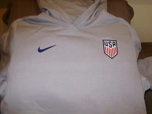 USA Soccer NIKE DH4829 French Terry Pullover Hoodie Sweatshirt Jacket Men's XL - Picture 1 of 16