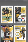 4 Card Lot Of Juju Smith Schuster W/Insert No Dupes Chiefs-Steelers #9