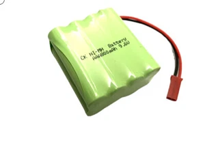 9.6V RC Battery AAA NiMH 800mAh Rechargeable Battery JST Plug for Toy Car Lights - Picture 1 of 4