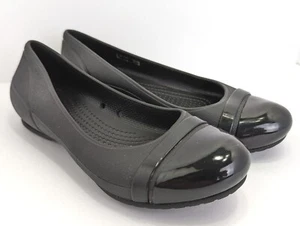 Crocs Womens Black Ballet Flats Sz US 5 - Picture 1 of 5