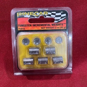 PINECAR TUNGSTENO PESI INCREMENTALI P3915 PESO NETTO 3 OZ 58G NUOVO DERBY CONFEZIONE DA 9 - Foto 1 di 1