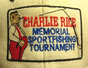 Gorra de béisbol Charlie Rice Memorial Torneo de Pesca Deportiva sombrero San Petersburgo - Imagen 1 de 3
