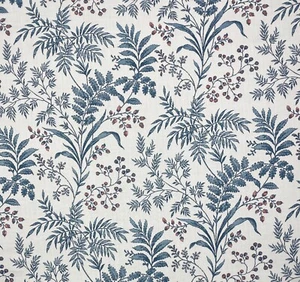 BALLARD DESIGNS MARIELLE SAPPHIRE SUNBRELLA PERFORMANCE FABRIC BY THE YARD 54"W - Picture 1 of 6