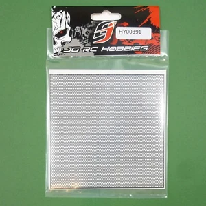 Stainless Hexagonal Mesh 'Net' for 1:10 RC Trucks, Crawlers &Cars -Vents, BLACK - Picture 1 of 3