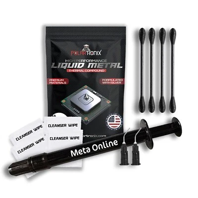 Pasta térmica de metal líquido 5 g compuesto de enfriamiento de alta conductividad para PS5 PC CPU Foto 1 de 4