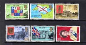 EMBLEMAS JERSEY SG150-155 1976 MNH - Imagen 1 de 1