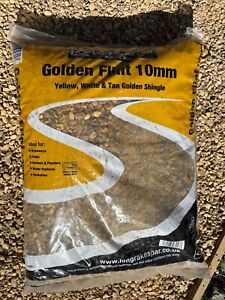 10mm Golden Flint - Premium Decorative Garden & Landscaping Gravel 20KG Bag