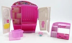 Shopkins Slumber Fun Bed Wardrobe Closet Toy Custom Playset - Picture 1 of 5