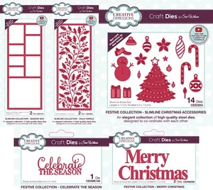 CREATIVE EXPRESSIONS - SUE WILSON DIES - FESTIVE 2022 Choice of - Picture 1 of 37