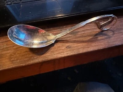 GEORG JENSEN DENMARK Sterling Silver  1919 Blossom 8" Ladle 141 No Mono - Image 1 of 4