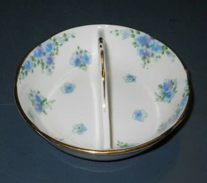 FINE BONE CHINA CROWN STAFFORDSHIRE ENGLAND DIVISO PICCOLO PIATTO DA PORTATA BIGIOTTERIA - Foto 1 di 6
