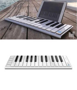 Thin Wireless Bluetooth MIDI Keyboard Silver 25-Key CME PRO XKEY25AIR From Japan - Picture 1 of 7