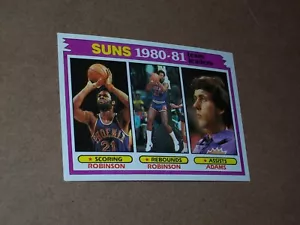 1981 Topps Basketball Suns Team Leader Truck Robinson Karte #60 fast neuwertig oder besser - Bild 1 von 2