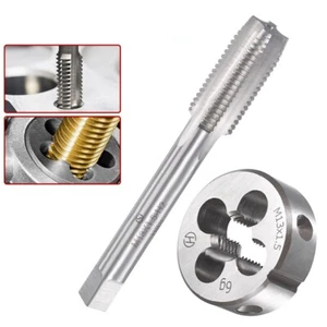 M14x1,5mm HSS Schneideisen Gewindebohrer Handgewindebohrer Gewindeschneider Set - Bild 1 von 12
