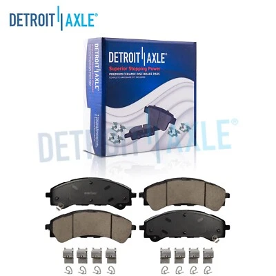 Front Ceramic Brake Pads w/ Hardware for 2019 2020 2021 2022 Ford Ranger Bronco - Image 1 of 4