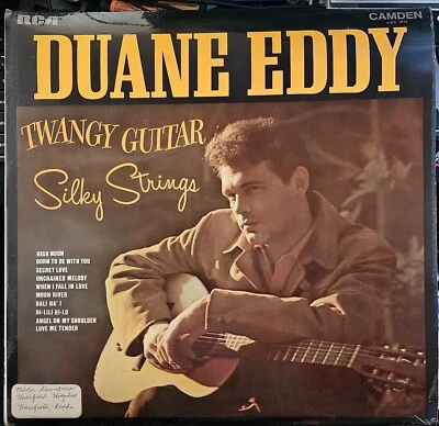TWANGY GUITAR SILKY STRINGS DUANE EDDY VINYL ALBUM LP (1970)  - Image 1 of 4