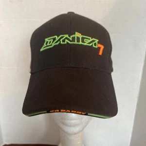 NASCAR GoDaddy #7 Danica Patrick Black/Green/Orange Cap Hat - Picture 1 of 10