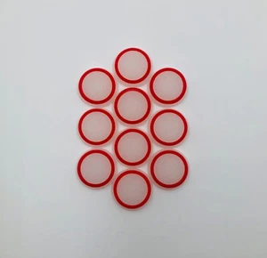 10pc Red Analog Stick Controller Thumb Cover Thumbstick Xbox One PS4 5 White - Picture 1 of 3