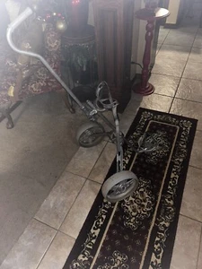 Vintage Browning Bag Boy Automatic Aluminum Golf Caddy Collapsible Pull Cart USA - Picture 1 of 9